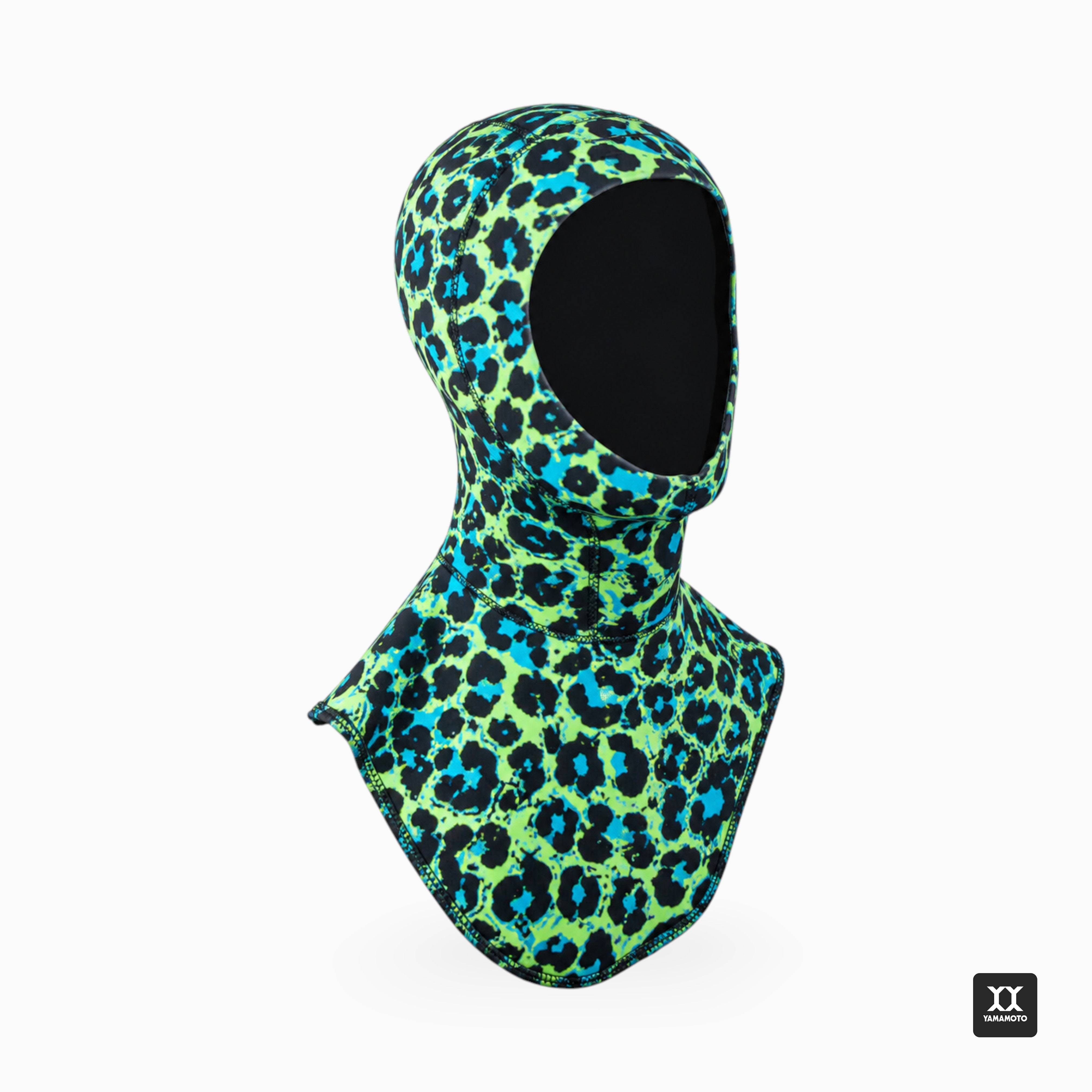 JANGLE green leopard hood / custom order