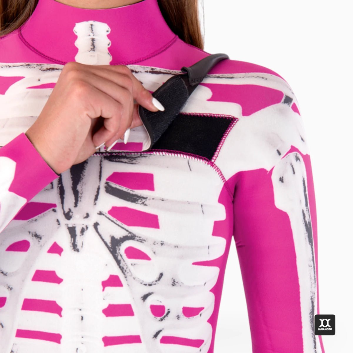 ANALOG Pink Skeleton Fullsuit 3/2