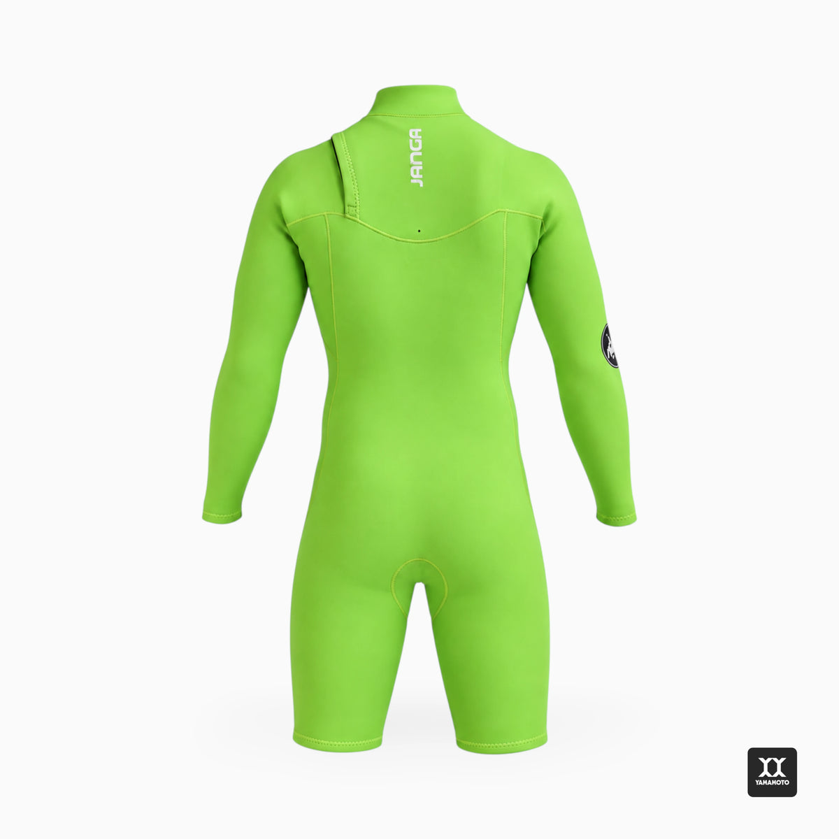 Minimal Neon Green Long Sleeve Springsuit 2/2