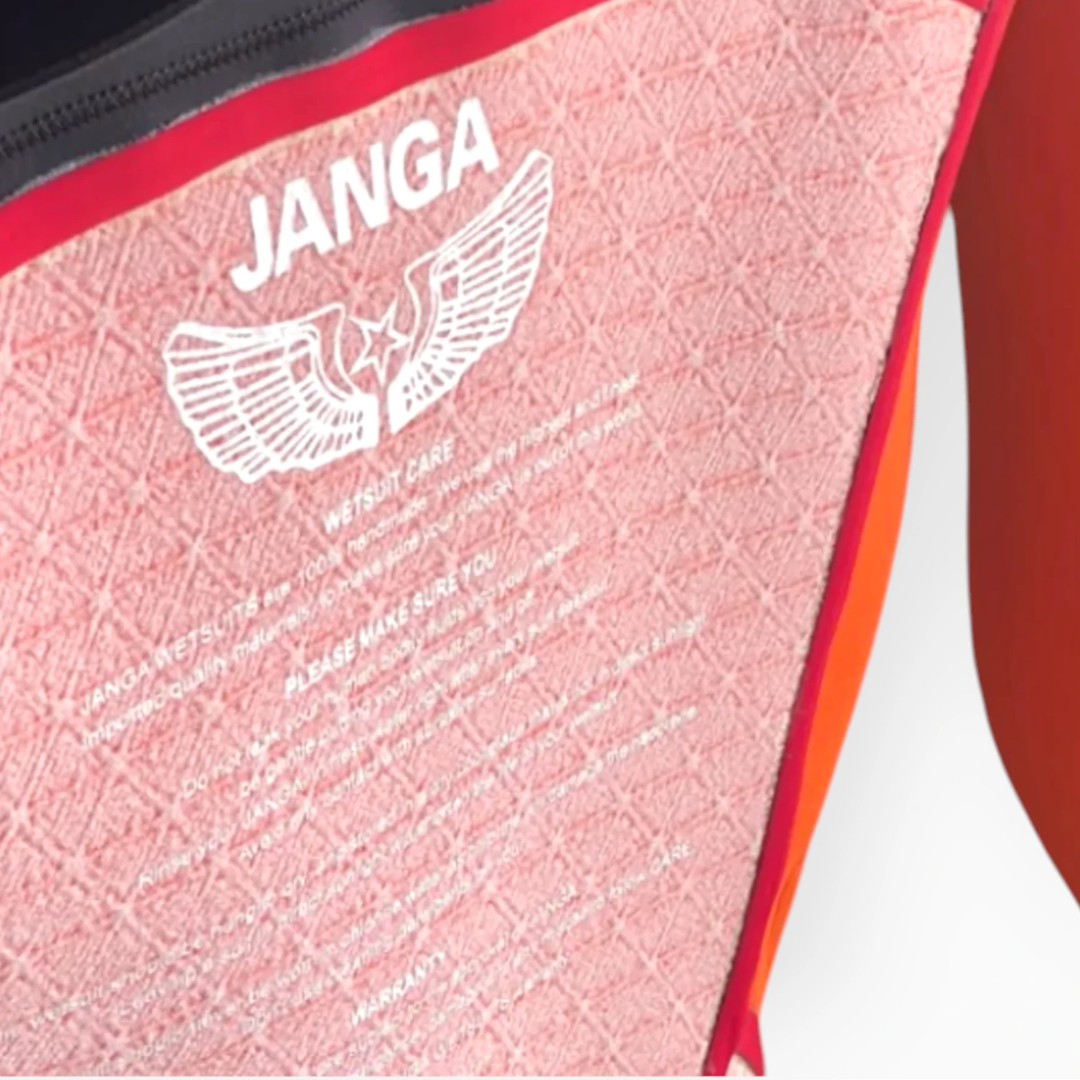 JANGA Airfighter black wetsuit full suit 4/3 mm inside inner lining