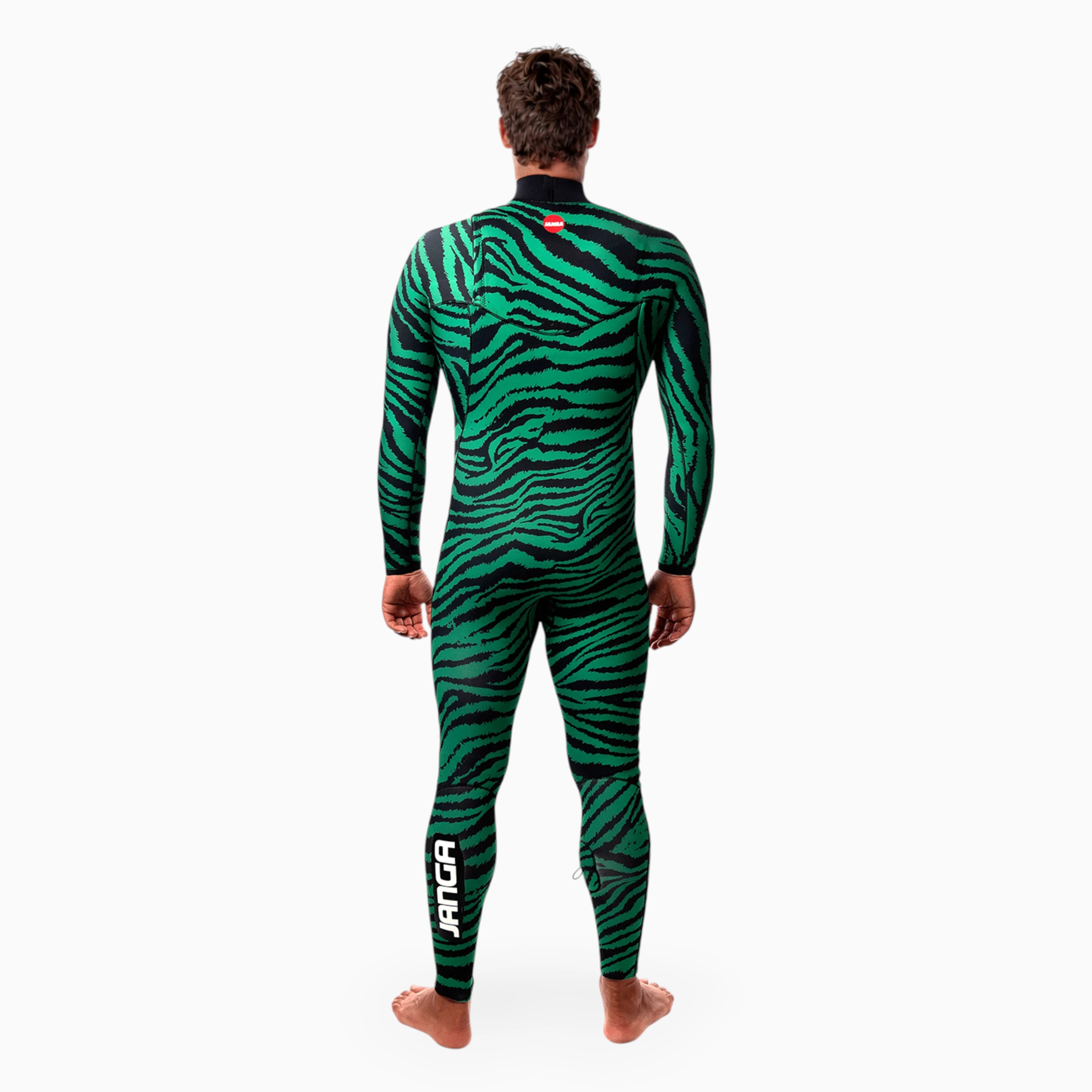 JANGLE GREEN ZEBRA Fullsuit 4/3