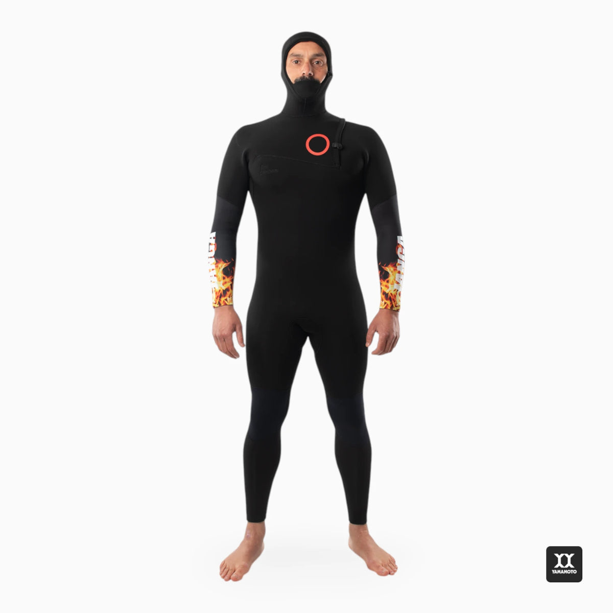 THE CHOSEN: FIRESTARTER HOODED Black Fullsuit 4/3