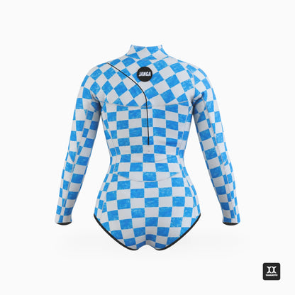 ALL STARS Retro Checkers Long Sleeve Springsuit 2/2