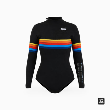 Dawn Patrol Black Long Sleeve Springsuit 2/2