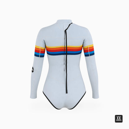 Dawn Patrol White Long Sleeve Springsuit 2/2