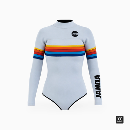 Dawn Patrol White Long Sleeve Springsuit 2/2