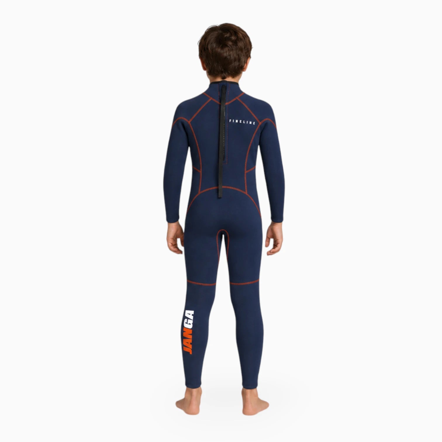 FINELINE Navy Fullsuit Kids 3/3