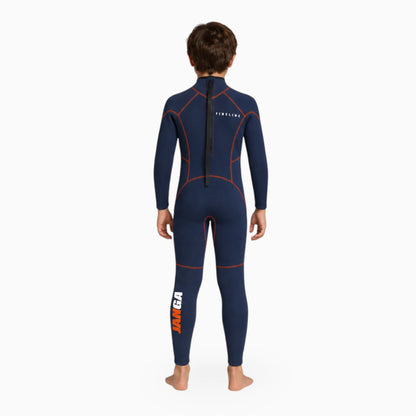 FINELINE Navy Fullsuit Kids 3/3