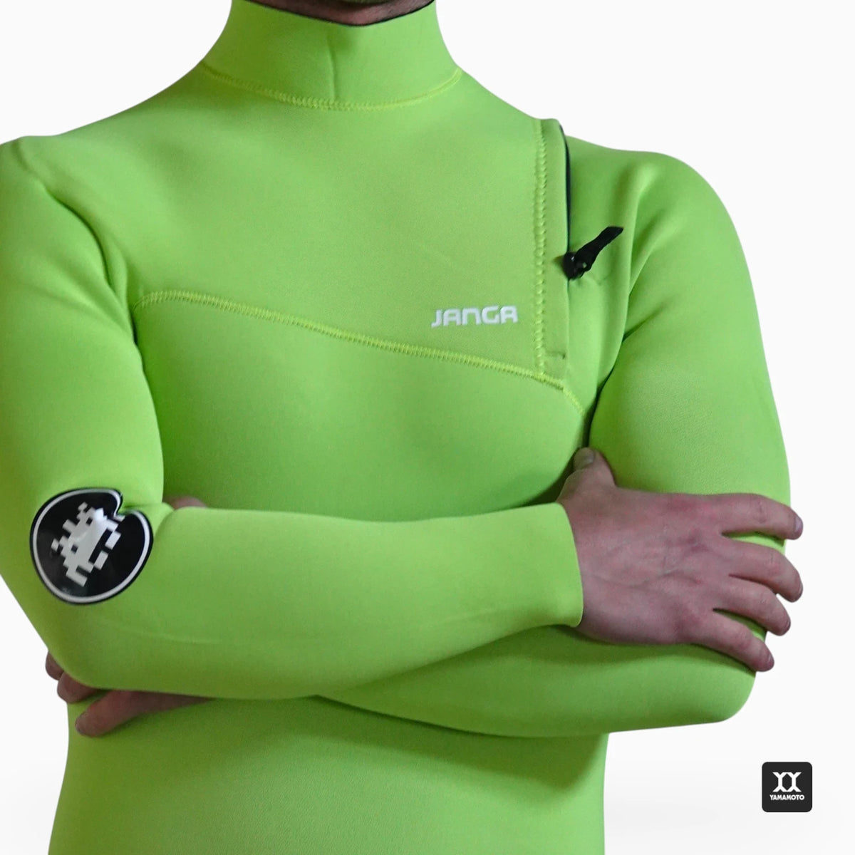 Minimal Neon Green Fullsuit 3/2