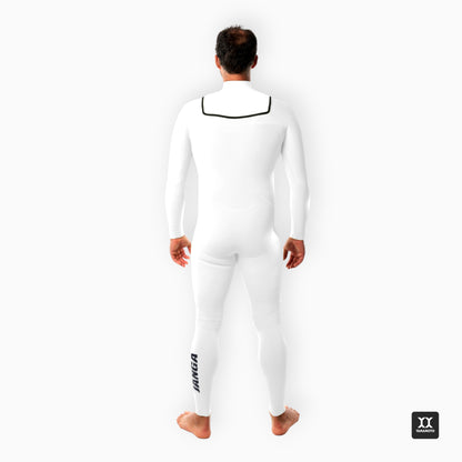 Surfer in JANGA Custom Wetsuit Man - back view