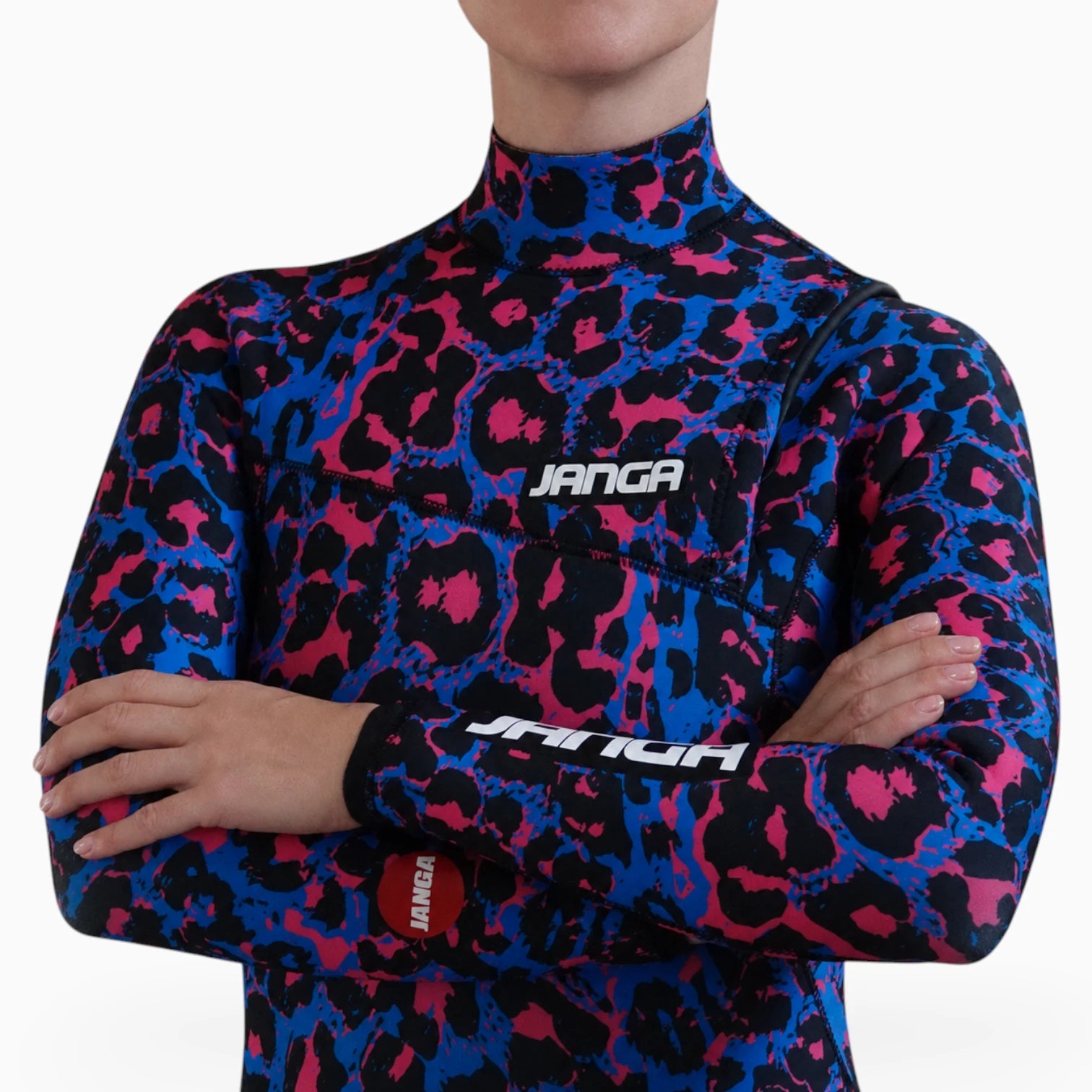 JANGLE Purple Leopard Fullsuit 4/3