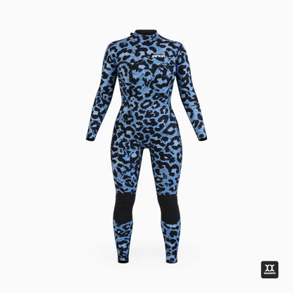 JANGLE Blue Leopard Fullsuit 3/2