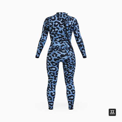 JANGLE Blue Leopard Fullsuit 3/2