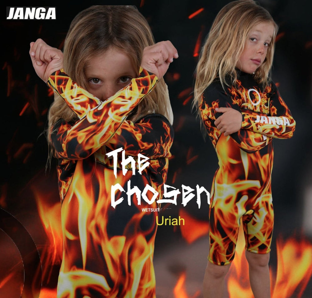 uriah anchor wearing the chosen janga wetsuit