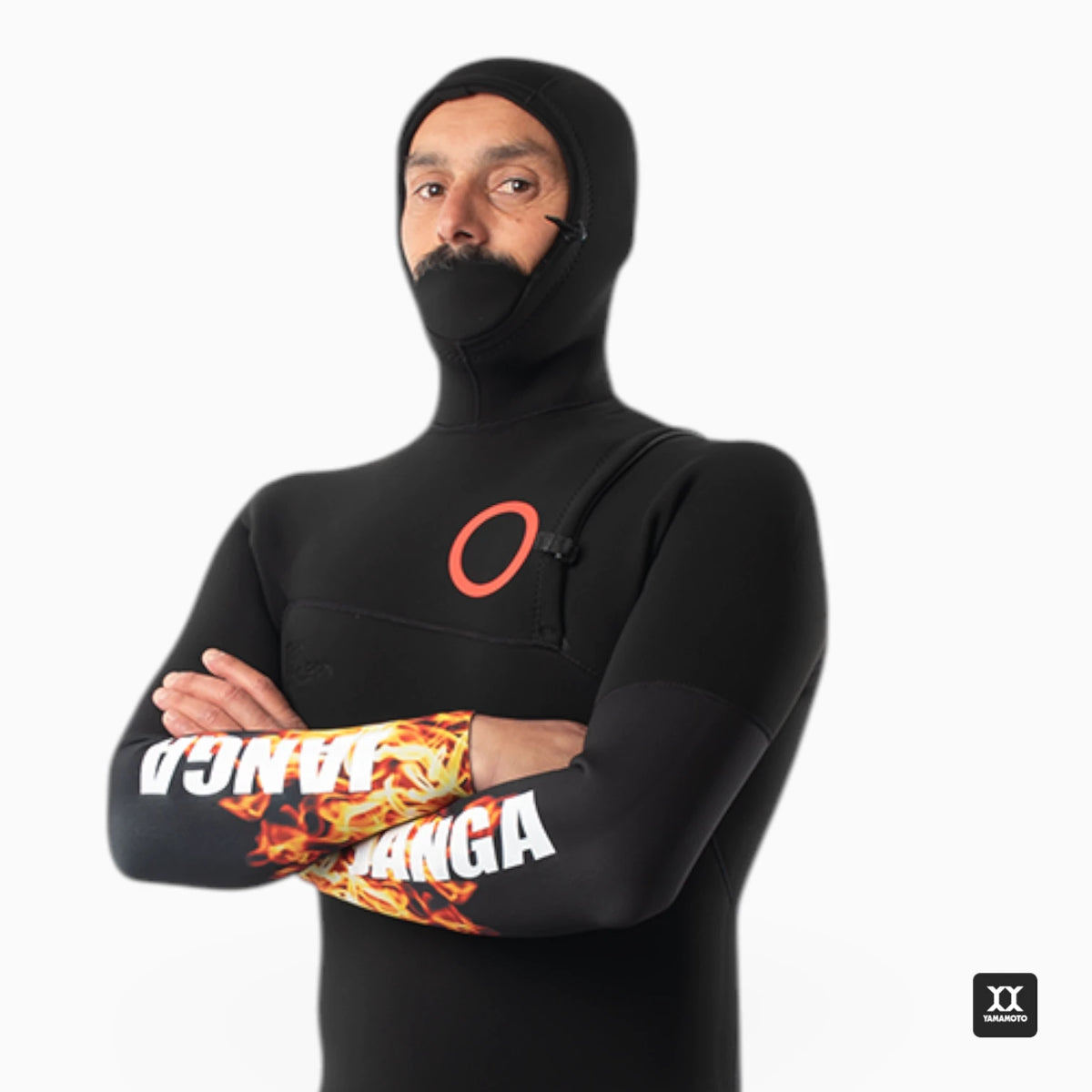 THE CHOSEN: FIRESTARTER HOODED Black Fullsuit 4/3