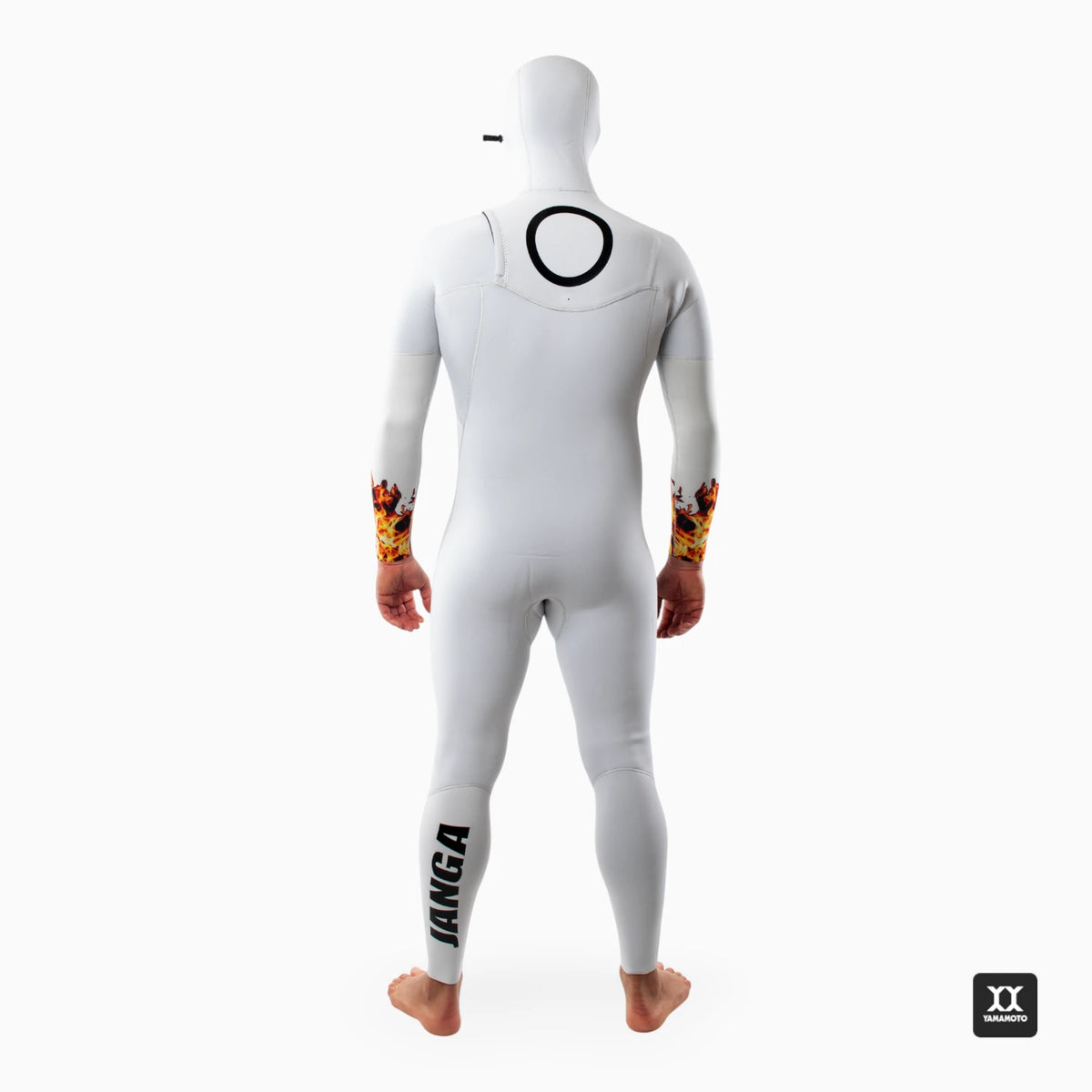 THE CHOSEN: FIRESTARTER HOODED White Fullsuit 4/3